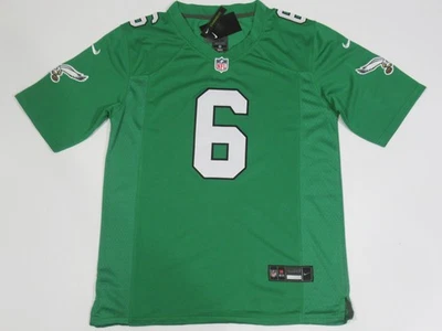 DeVonta Smith #6 Philadelphia Eagles Men's Game Jersey Kelly Green