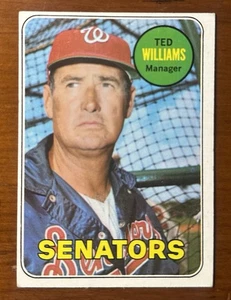 1969 Topps Baseball Ted Williams Manager #650 Senators EX - EXMT - Bild 1 von 2