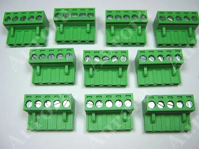 (10) 5 Pin / Pole - 5.08mm - Pluggable Connector -Terminal Block - Phoenix Plug - Image 1 of 4