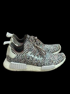 Men’s 2017 Adidas NMD R1 Color Static Rainbow Primeknit BW1126 Sneakers - Size 8 - Picture 1 of 8