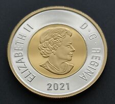 ***CANADA TOONIE 2021 *** 99.99% SILVER WITH SELECTIVE GOLD PLATING ***
