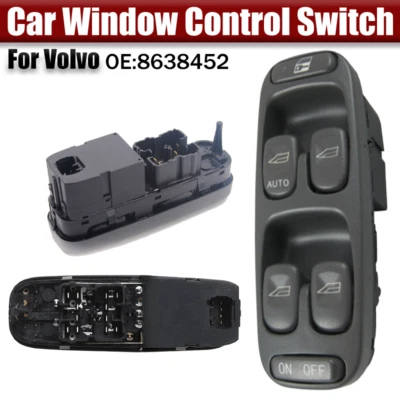 Interruptor de control de ventana maestra de coche ABS 8638452 para VOLVO S70 V70 1998-2000 Foto 1 de 4
