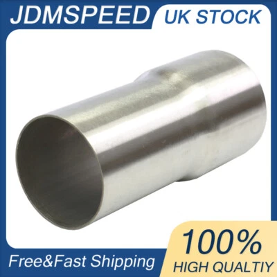 JDMSPEED 2.5" to 2.25" Stainless Steel Flared Exhaust Reducer Connector Pipe Tube