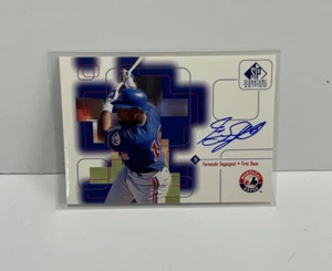 1999 SP Signature Edition Fernando Seguignol #FS Autograph Card Montreal Expos - Foto 1 di 2