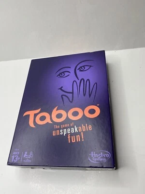 Complete 2013 Taboo Family Word Game of Unspeakable Fun Hasbro Gaming Clean EUC - Image 1 of 4