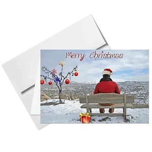 Tarjetas de felicitación y sobres de Feliz Navidad, 4 3/8 x 5 3/4 (tamaño A2), juego de 20 - Imagen 1 de 1