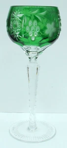 NACHTMANN TRAUBE /AJKA MARSALA ? 8¼" GREEN HOCK WINE GLASSES (10440) - Picture 1 of 1