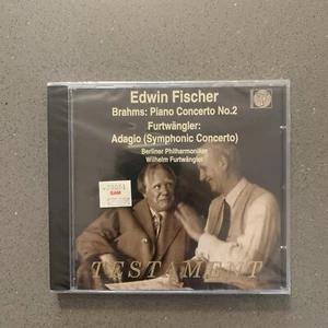EDWIN FISCHER BRAHMS: PIANO CONCERTO NO. 2; WILHELM FURTWÄNGLER: ADAGIO (SYMPHON - Picture 1 of 2