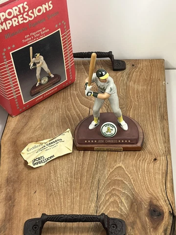 JOSE CANSECO Sports Impressions Mini Figurine Oakland Athletics NIB 🔥🔥⚾️ Cover