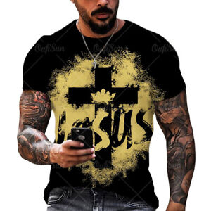 T-shirt homme équipe Jésus-Christ Bible Chrétien verset biblique Dieu église