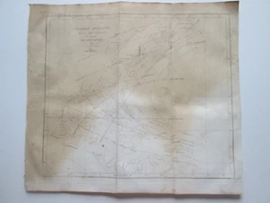 1847 BLUNT'S CHART  WESTERN ATLANTIC HURRICANES",  9-1/4" wide by 8" tall. - Picture 1 of 5