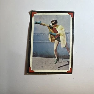 Batman - Riddler Back - Tarjeta #3 Topps 1966 EE. UU. ROBIN'S TIME OUT - Imagen 1 de 2