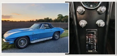 für Chevrolet Corvette C2 1963 1964 1965 Oldtimer Auto Radio DAB+ Bluetooth AUX - Bild 1 von 4