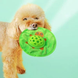 Leaky Food Pet Squeaky Flying Discs for Large Small and Medium Dogs - Picture 1 of 12