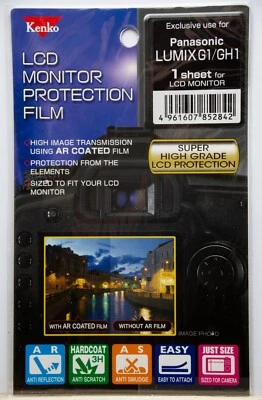 Película protectora de monitor LCD Kenko para protector de pantalla Panasonic Lumix G1/GH1 Foto 1 de 4