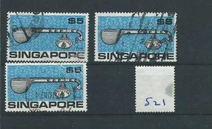 wbc. - SINGAPUR - S21 - 3 x $5 valor - usado - Imagen 1 de 1
