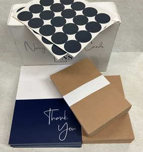 100 Packungen DANKE Karten mit Umschlägen & Aufklebern 4”x6” VNS Creations - Bild 1 von 8