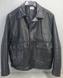 Dachs Uniformen 80er Silver Label Polizei Leder Thermo Used Jacke - Bild 1 von 18