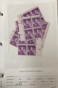 Scott #1036, 99c Plate Block Sale! All the same price with FREE SHIPPING!! MNH - Picture 1 of 1
