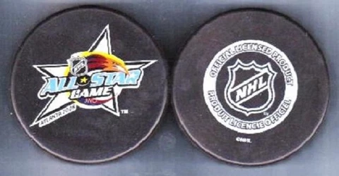 2008 ATLANTA (THRASHERS) NHL ALL STAR PUCK - #BL Cover