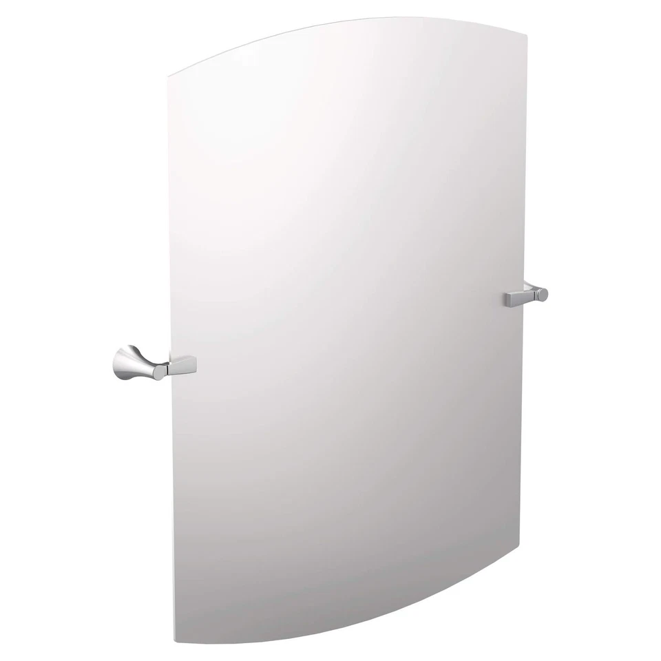 Moen Flara Chrome Modern Square 28" W x 37.75" H, Tilting Wall Mount Bathroom Mi - Image 1 of 1