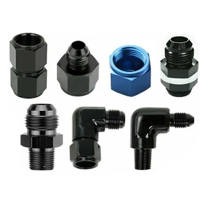 Nuevo AN4 AN6 AN8 AN10 AN12 NPT Recto Fuel Oil Manguera de Aire Adaptador Macho EE. UU. - Imagen 1 de 8