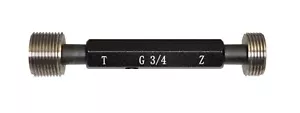 G 3/4 BSPP ~ Portaje de Tubo de Hilo ~ Tubo Británico Recto ~ GO-NO/GO ~ NUEVO - Imagen 1 de 2