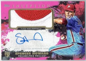 2021 Topps Inception Autograph Patch Magenta SPENCER HOWARD APC-SH 35/50 Auto 2C - Picture 1 of 1