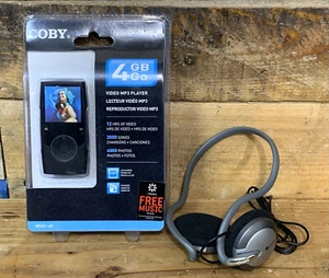 Reproductor de medios digitales Coby MP601 negro (4 GB) sellado de fábrica con auriculares - Imagen 1 de 6