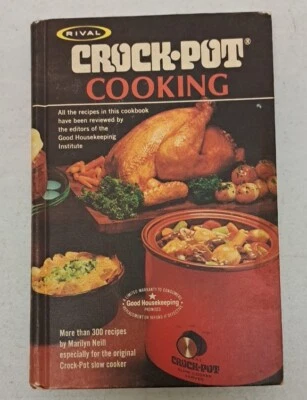 Vintage Rival Crock Pot Cooking  Hardcover 1975 #5.2.32 - Image 1 of 4