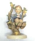 Rare Hummel Goebel figurine apple tree boy with bird 142/1 TMK2 6" 1950s signed 