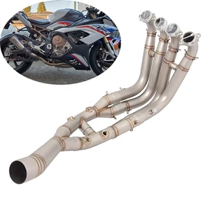 For BMW S1000R 2021-2025 S1000RR 2019-2025 Exhaust System 60mm Header Link Pipe - Picture 1 of 8