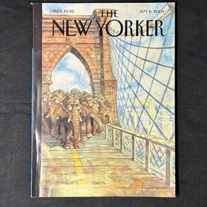 SEP 6, 2004~~~The New Yorker~~~Cover🐇Peter de Seve~~~"Trunk Show"~~~VG - Picture 1 of 5