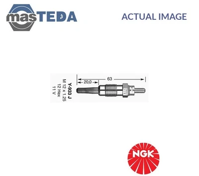 7947 ENGINE GLOW PLUG NGK FOR VOLVO 460 L,440 K,S40 I,V40 1.9L 66KW - Image 1 of 4