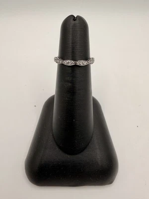 Tacori 18K WG Eternity Band. Size 5 Natural Round Cut Diamonds - Image 1 of 3