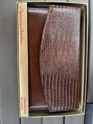 Princess Gardner Checkbook Secretary Genuine Pigskin New - Image 1 of 4