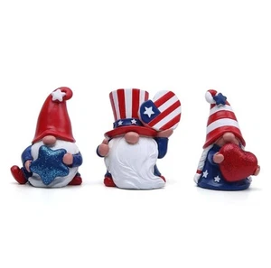 Hodao 3Pcs Patriotic Gnomes 4th of July Decorations American Independence Day... - Picture 1 of 9