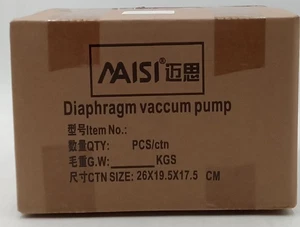 Pompa ad aria 12V DC senza olio silenziosa a membrana pompa per vuoto 35L/min - Foto 1 di 15