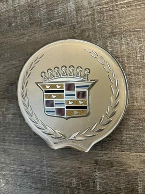 1994-1996 Cadillac SDV Rear Trunk Lock Cover ANTELOPE OR SAND BEIGE - Image 1 of 3