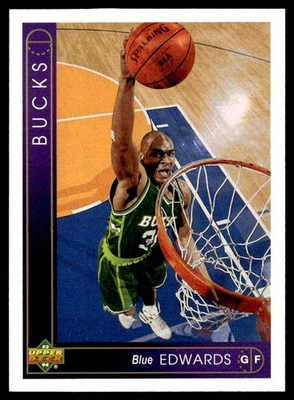 1993-94 Upper Deck Blue Edwards Milwaukee Bucks #61 - Image 1 of 2