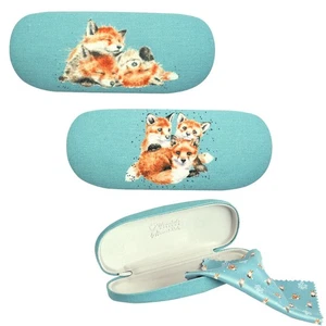 Wrendale Designs Brillenetui Hardcase Fuchswelpen mit Putztuch - Bild 1 von 6
