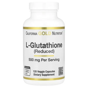 L-Glutathione (Reduced), 500 mg, 120 Veggie Capsules - Picture 1 of 6
