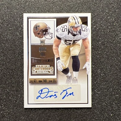 2015 Contenders DAVIS TULL #142 Rookie Ticket AUTO - NEW ORLEANS SAINTS - Image 1 of 4