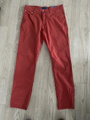 Pierre Cardin, Herren-Jeans rot, im washed-out Look, W: 36, L:32, TOP!!! - Bild 1 von 4