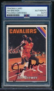 1975-76 Topps #46 Jim Brewer EX-EXMT signed auto autograph PSA/DNA well centered - Picture 1 of 2