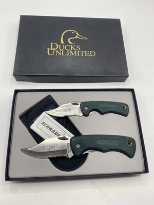 Juego de dos cuchillos Schrade Ducks Unlimited Foto 1 de 4