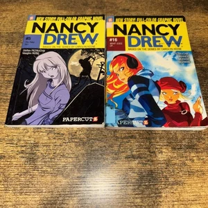 NANCY ZEICHNETE VOLLFARBIGE GRAPHIC NOVELS Posten von 2 Taschenbüchern von Carolyn Keene - Bild 1 von 2