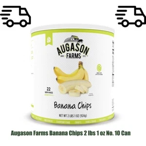 Augason Farms Banana Chips 2 lbs 1 oz No. 10 Can