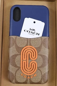 NEU Coach Handyhülle hellbraun Admiral khaki SIG C Tasche Logo iPhone X Hülle 78 $  - Bild 1 von 6
