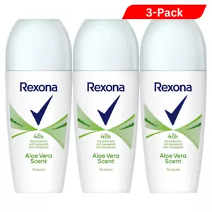 Rexona Deodorant Women Aloe Vera Antiperspirant 48h 50 ml 3-Pack - Picture 1 of 3